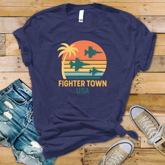 Movie Parody T-Shirt - Fighter Town USA Design on Softstyle Premium Tee - Funny Graphic Tee with Tracked UK Postage