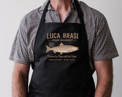 Movie Parody Apron - Gangster Fish Market Design - Choice of Colours - Fast UK Tracked Post!