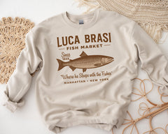 Movie Parody Sweatshirt - Gangster Fish Market Design on Gilden Heavyweight - Graphic Top with Tracked UK Postage