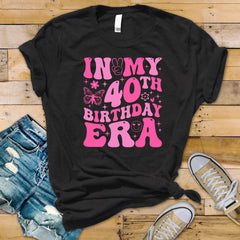 Personalized 40th Birthday T-Shirt – "In My Era" Design