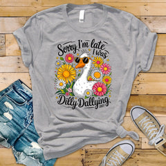 Silly Goose Graphic Tee: Funny Softstyle Tee - Fast UK Tracked Postage