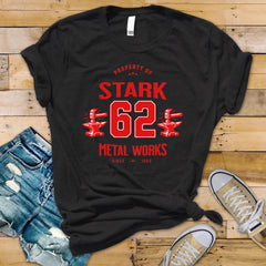 Movie Parody T-Shirt - Stark Metal Works Est 1962 Design on Premium Tee - Free Tracked UK Postage