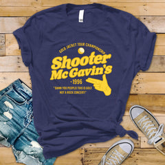 Movie Parody T-Shirt - Shooter McGavins Design on Premium Tee - Funny Graphic Tee with Tracked UK Postage