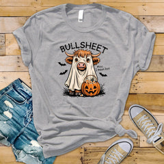 Halloween T-Shirt - Bullsheet Design on Premium Tee - Funny Graphic Tee with Tracked UK Post