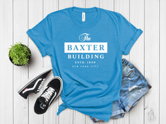 Movie Parody Shirt: The Baxter Building Design - Softstyle Tee - Fast UK Tracked Postage
