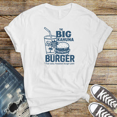 90's Movie Parody T-Shirt - Big Kahuna Burger Design on Softstyle Premium Tee - Funny Graphic Tee with Tracked UK Postage