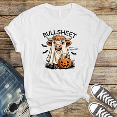 Halloween T-Shirt - Bullsheet Design on Premium Tee - Funny Graphic Tee with Tracked UK Post