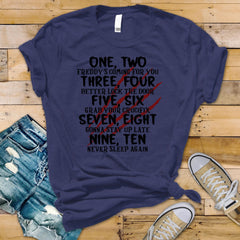 Horror Shirt - Freddy's Coming For You : 80s Movie Parody, Fast Tracked UK Shipping