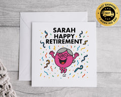 Personalised Retirement Card For Her: Fast UK Post