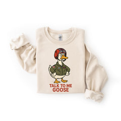 Talk to Me Goose Sweatshirt: Movie Parody Graphic, Fast UK Tracked Post