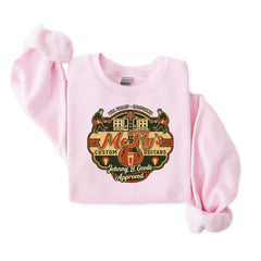 McFly's Guitars Movie Parody Sweatshirt: Gildan Heavyweight Graphic Top - Fast Tracked UK Shipping
