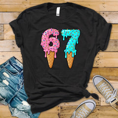 Six Seven Shirt, Funny Number Meme Shirt, 6 7 Design, Gen Alpha Humour - Christmas Gift