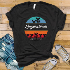 Movie Shirt : Kingston Falls 1984, Softstyle Tee - Fast Tracked UK Postage