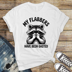 My Flabbers have been Gasted Design ! Raccoon Funny Shirt: Tracked UK Shipping