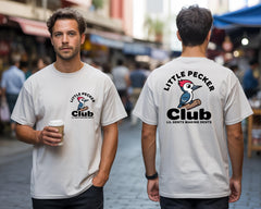 Funny T-Shirt - Little Pecker Club Back Print Version - Softstyle Tee