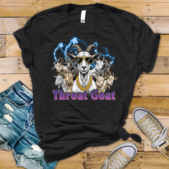 Funny T-Shirt - Throat Goat Design