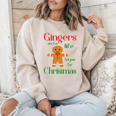 Funny Gingers Christmas Sweatshirt: Unisex Gildan Heavy Blend