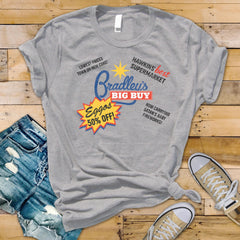 TV Show Parody T-Shirt: Bradley's Supermarket Graphic Tee