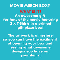 Cult TV Parody T-Shirt Box: 80s Movie Merch Gift Set