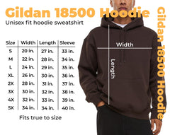 Ska Hoodie - Too Much Too Old Graphic Heavyweight Gildan
