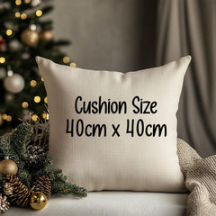 Funny Rude Cushion - F-Caw-F Chicken Design - 40cm x 40cm Size