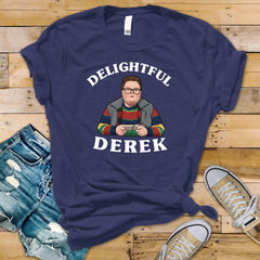 Delightful Derek T-Shirt : TV Parody Design, Gildan Softstyle