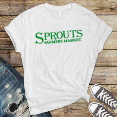 Sprouts Farmers Market T-Shirt - Cult TV Parody Design , Unisex Softstyle