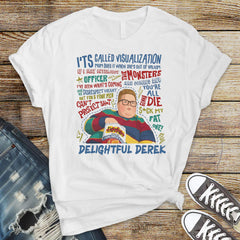 Delightful Derek T-Shirt : TV Parody Visualisation Design, Gildan Softstyle