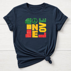 Music T-Shirt : One Love Design, Gildan Softstyle