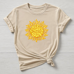 Here Comes The Sun T-Shirt : Music Design, Gildan Softstyle