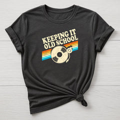 Music T-Shirt : Keeping it Old School Design, Gildan Softstyle