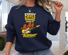 Music Sweatshirt: Every Little Thing Design, Gildan Heavyweight