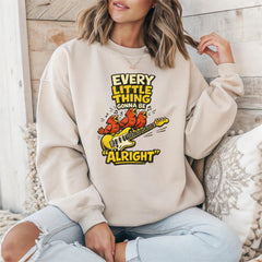 Music Sweatshirt: Every Little Thing Design, Gildan Heavyweight