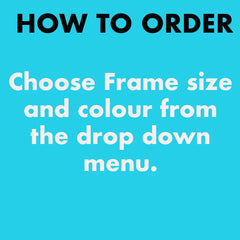 Framed Music Print Wall Art: Every Little Thing Design - 2 Sizes A3 or A4