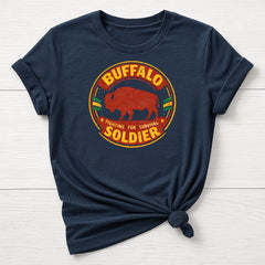 Music T-Shirt : Buffalo Soldier Design, Gildan Softstyle