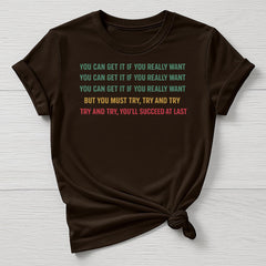 Music T-Shirt : You Can Get It Design, Gildan Softstyle
