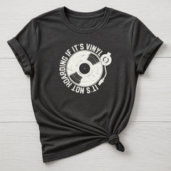 Music T-Shirt : Its Not Hoarding if its Vinyl, Gildan Softstyle