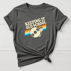 Music T-Shirt : Keeping it Old School Design, Gildan Softstyle