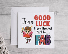 Good Luck Card - Fab Lolly Design - Custom print