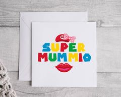 Mothers Day Card - Super Mummio Design
