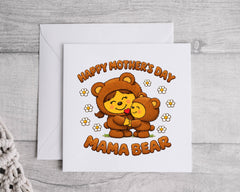 Mothers Day Card - Mama Bear Design