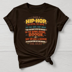 Music T-Shirt : Hip-Hop The Hippie Design, Gildan Softstyle