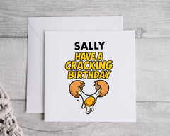 Personalised Birthday Card: Have a Cracking Design - Fast UK Shipping