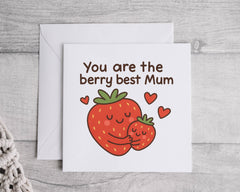 Mothers Day Card - Berry Mum Design