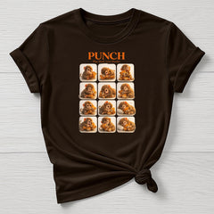 Punch the Zoo Monkey T-Shirt : Play Hard, Love Harder Design, Gildan Softstyle