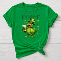 St Patricks Day T-Shirt : F-CAW-F Design, Gildan Softstyle