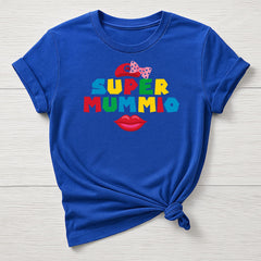 Mothers Day T-Shirt : Super Mummio Design, Gildan Softstyle