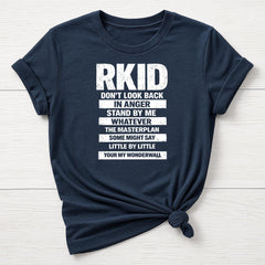 Music T-Shirt : RKID Britpop Design, Gildan Softstyle