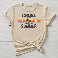 80's Retro Music T-Shirt : Cruel Summer Design, Gildan Softstyle