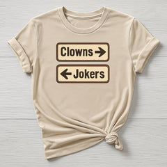 Music T-Shirt : Clowns to the Left of Me Design, Gildan Softstyle